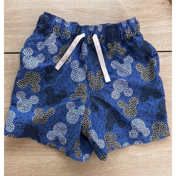 Hanna Andersson Other - Hanna Andersson X Disney Blue Mickey Mouse Swim Shorts Boys Size 4